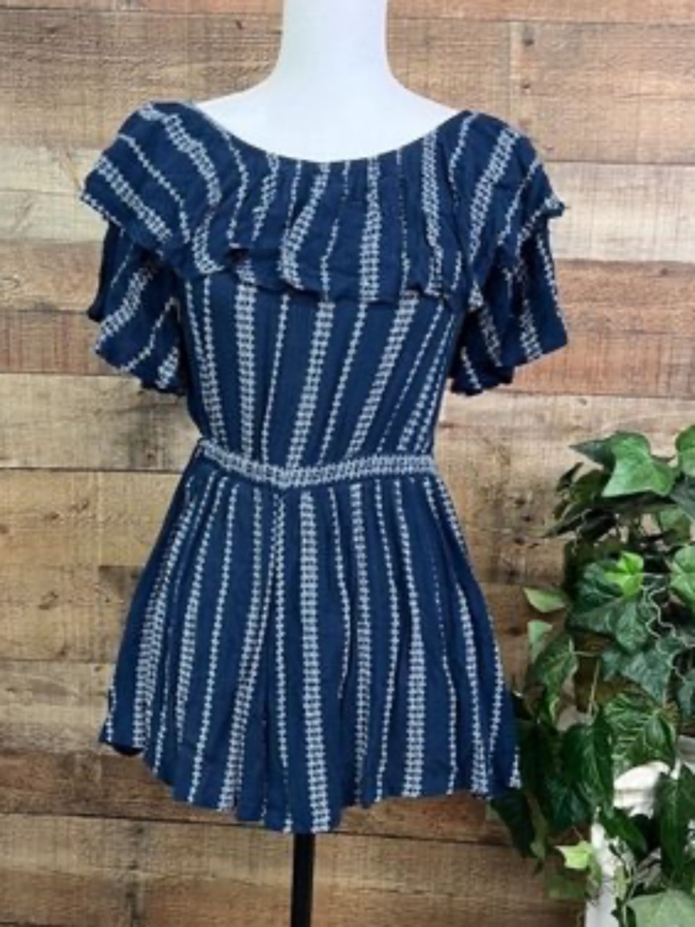 Women's Size Small Paper Heart Romper